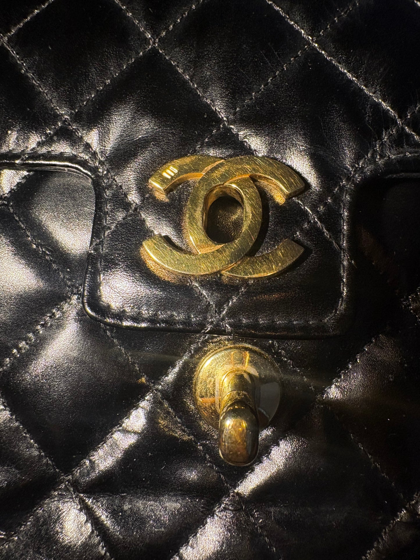 Sac CHANEL vintage top handle mini vintage