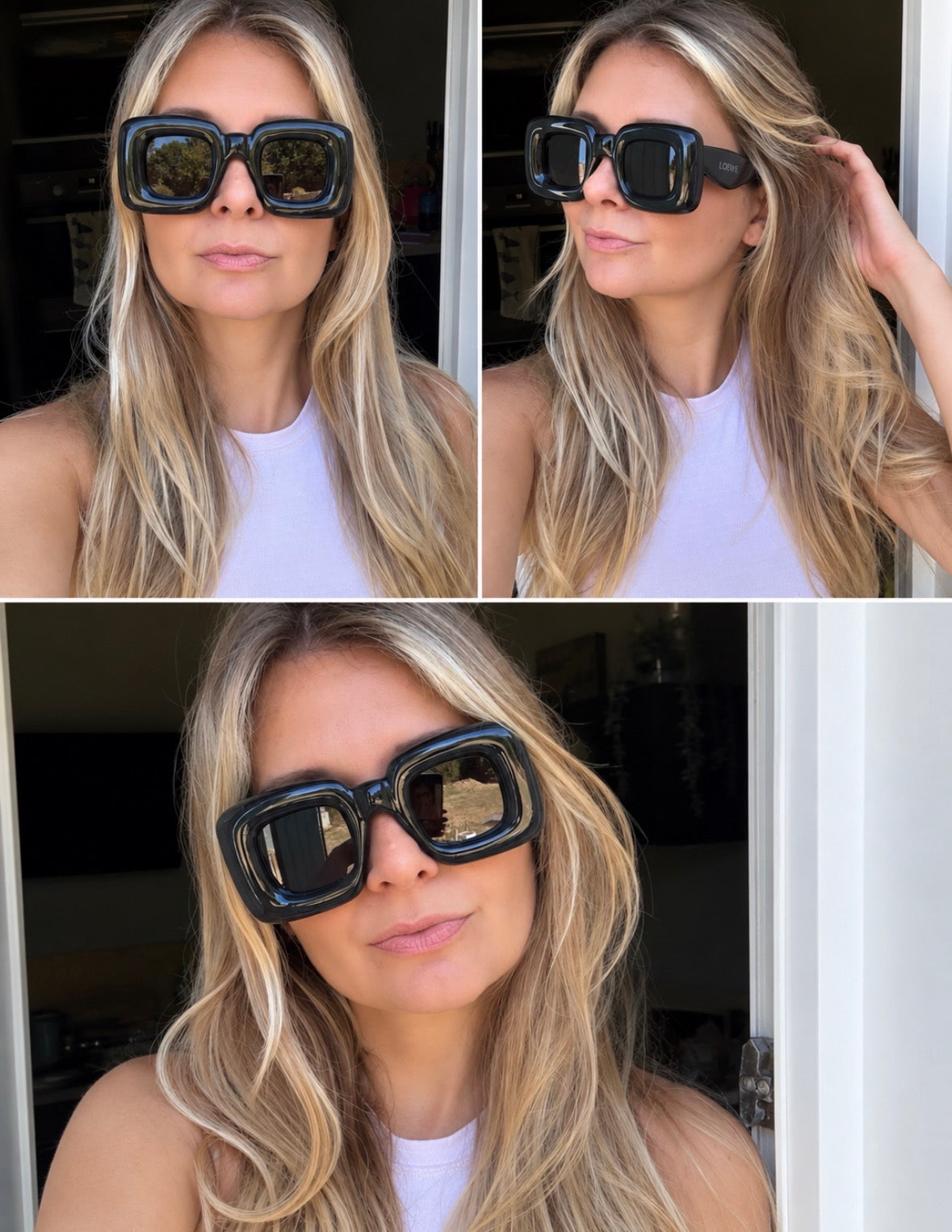 Loewe – Lunettes de soleil Inflate noires