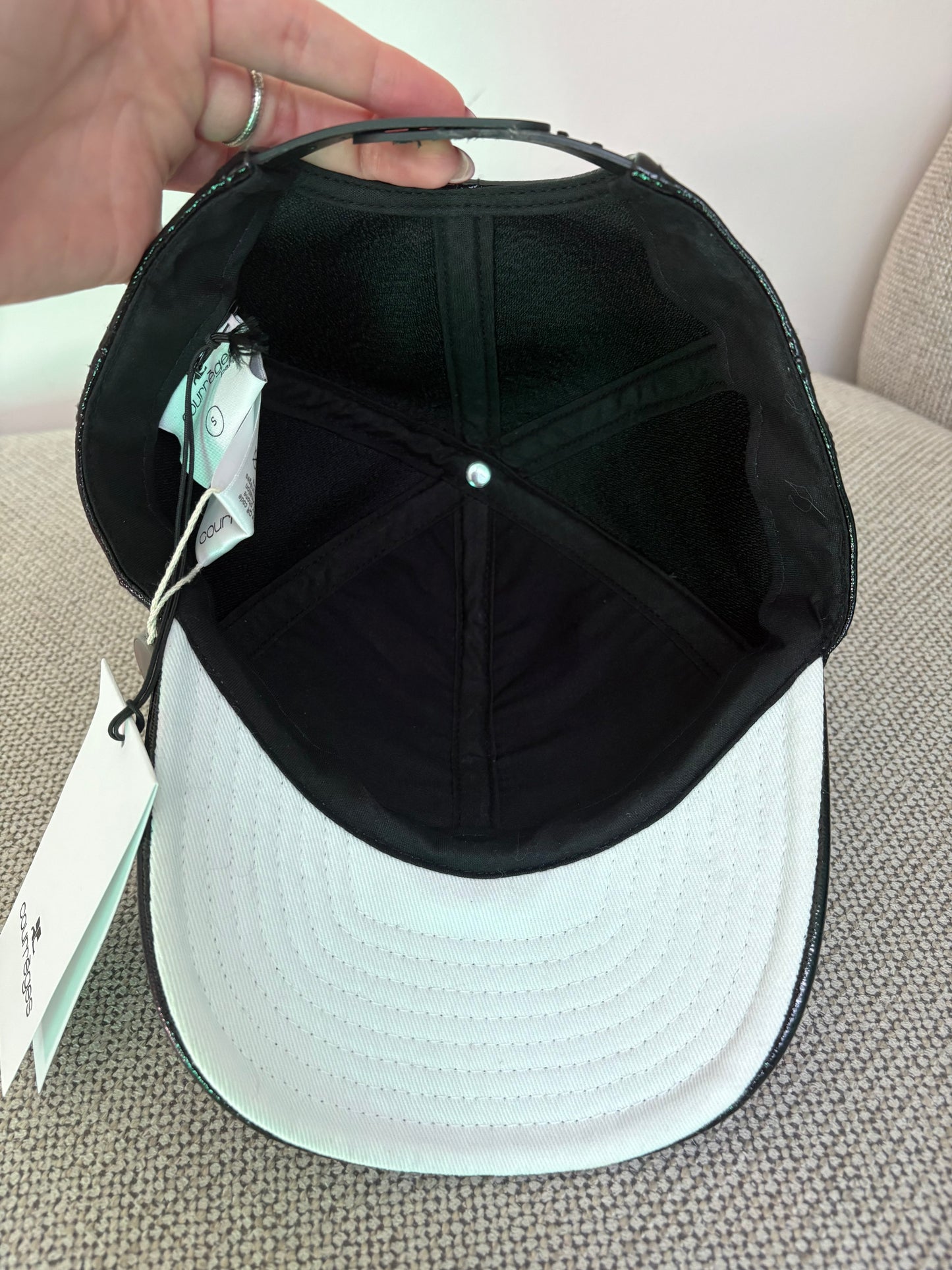 Casquette Courrèges Réédition Vinyl noire