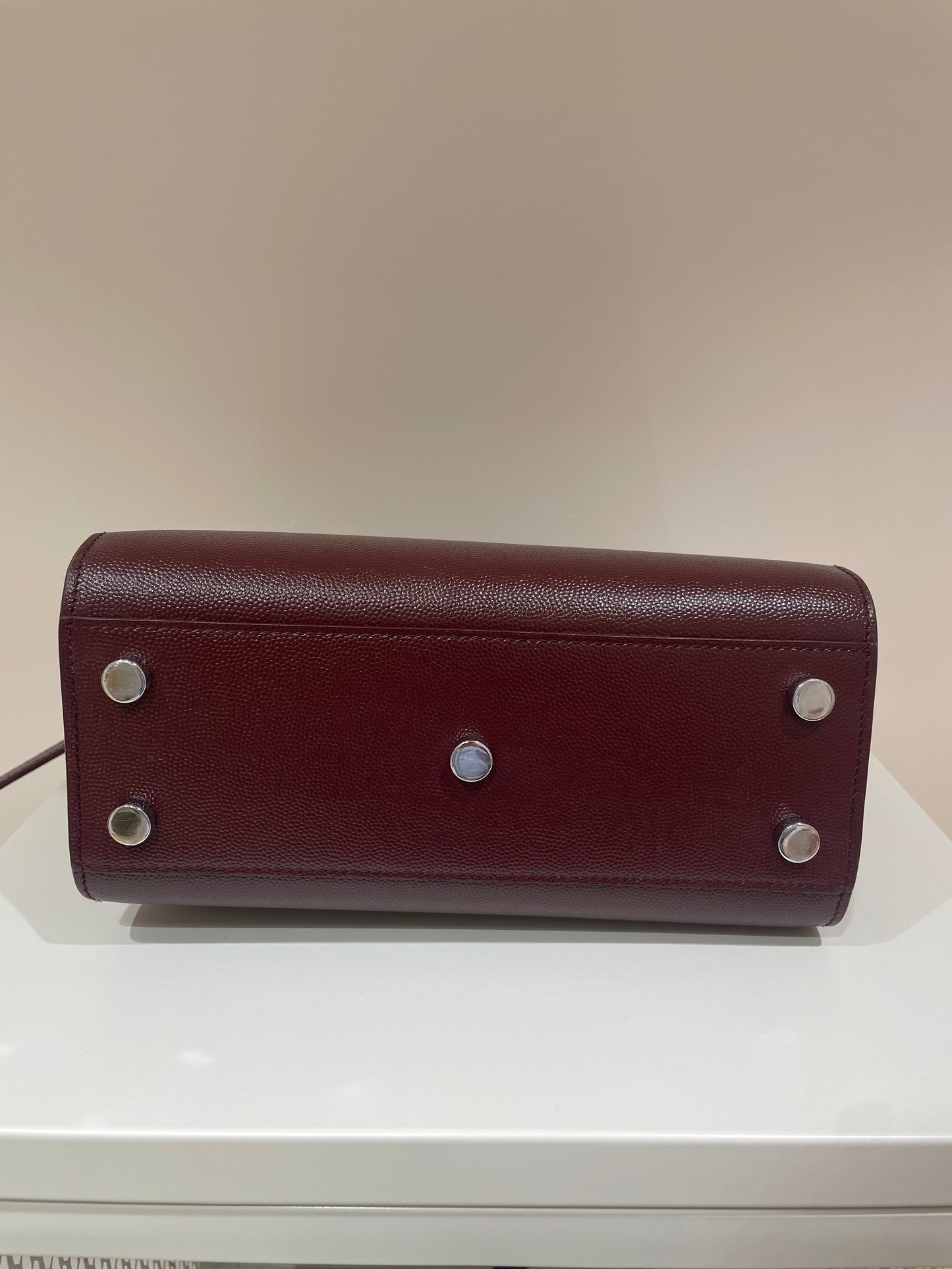 sac saint laurent de jour nano bordeaux