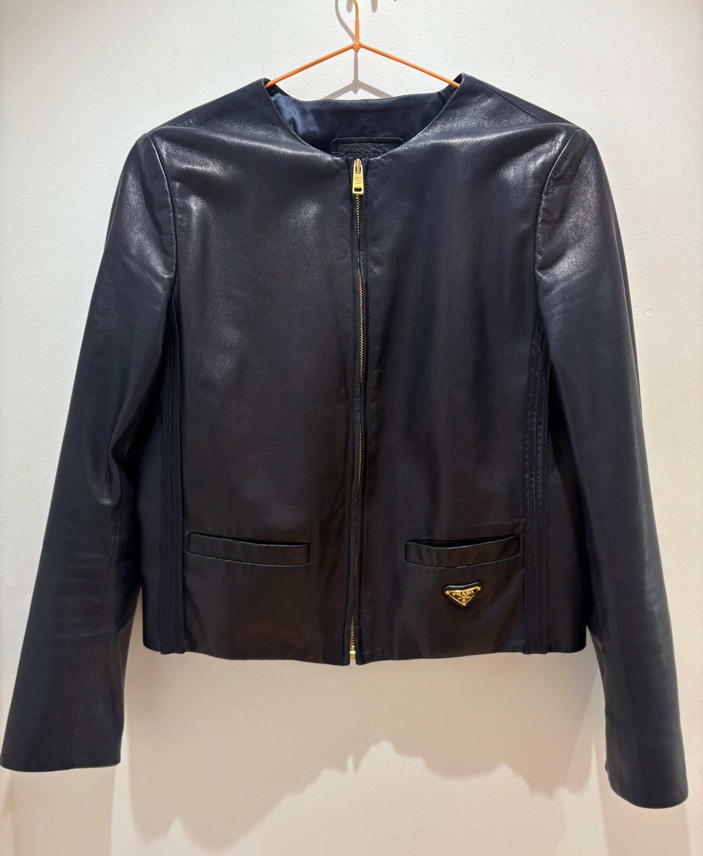 Veste en cuir Prada