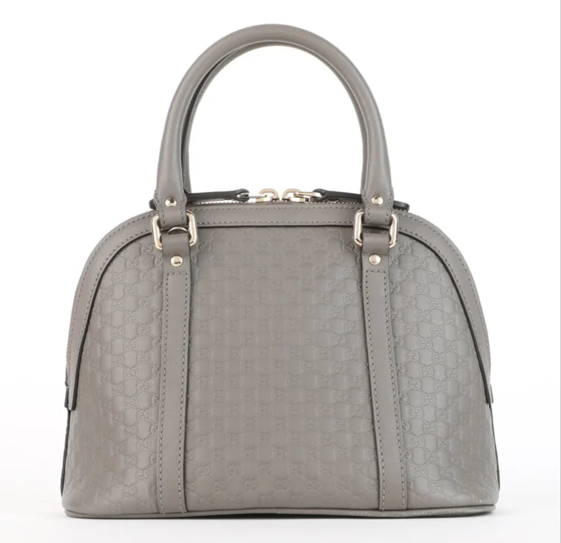 Sac Gucci monogram dôme gris