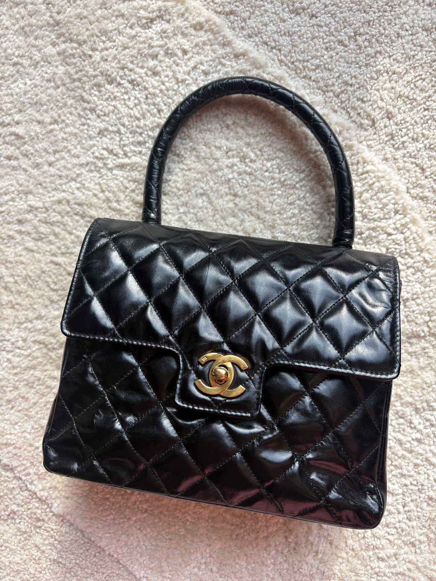 Sac CHANEL vintage top handle mini vintage