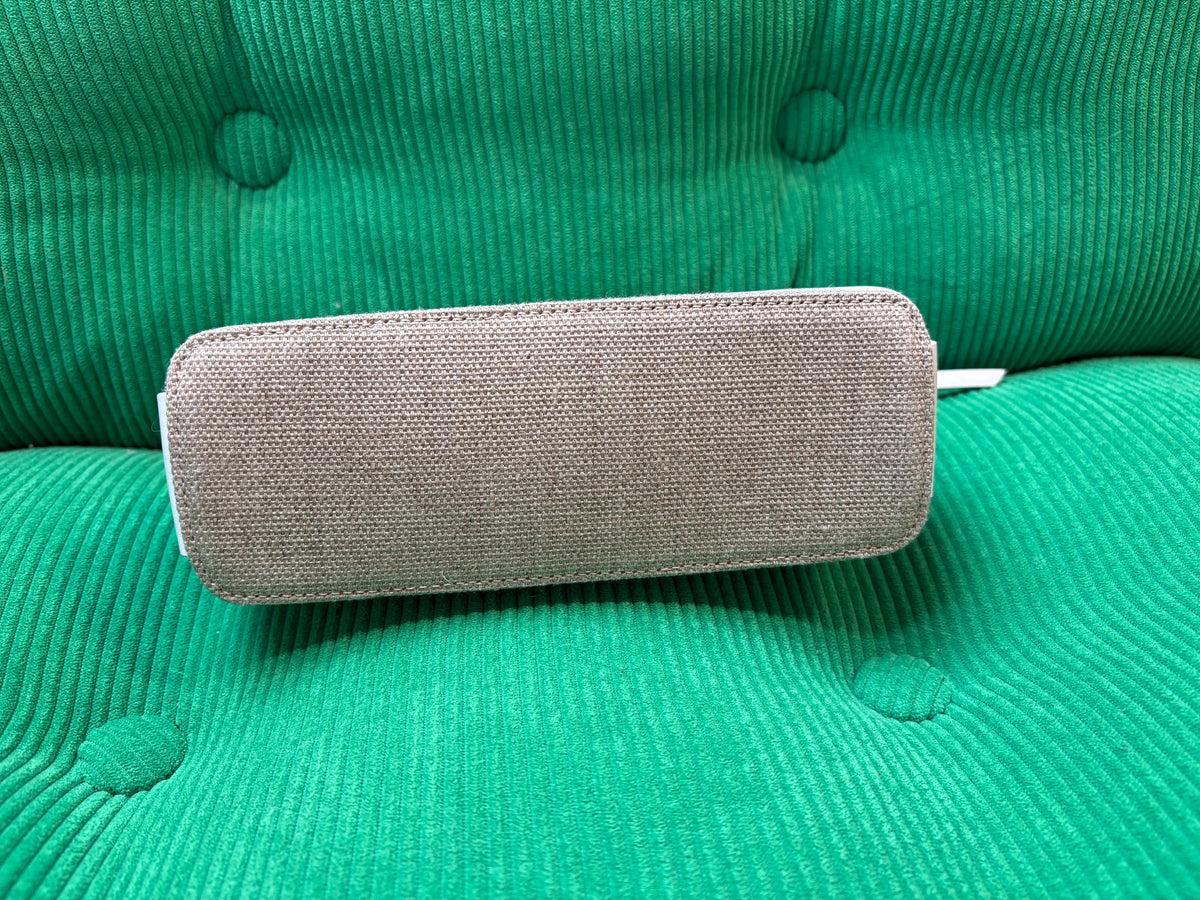 Petite pochette Chloé en lin blanc