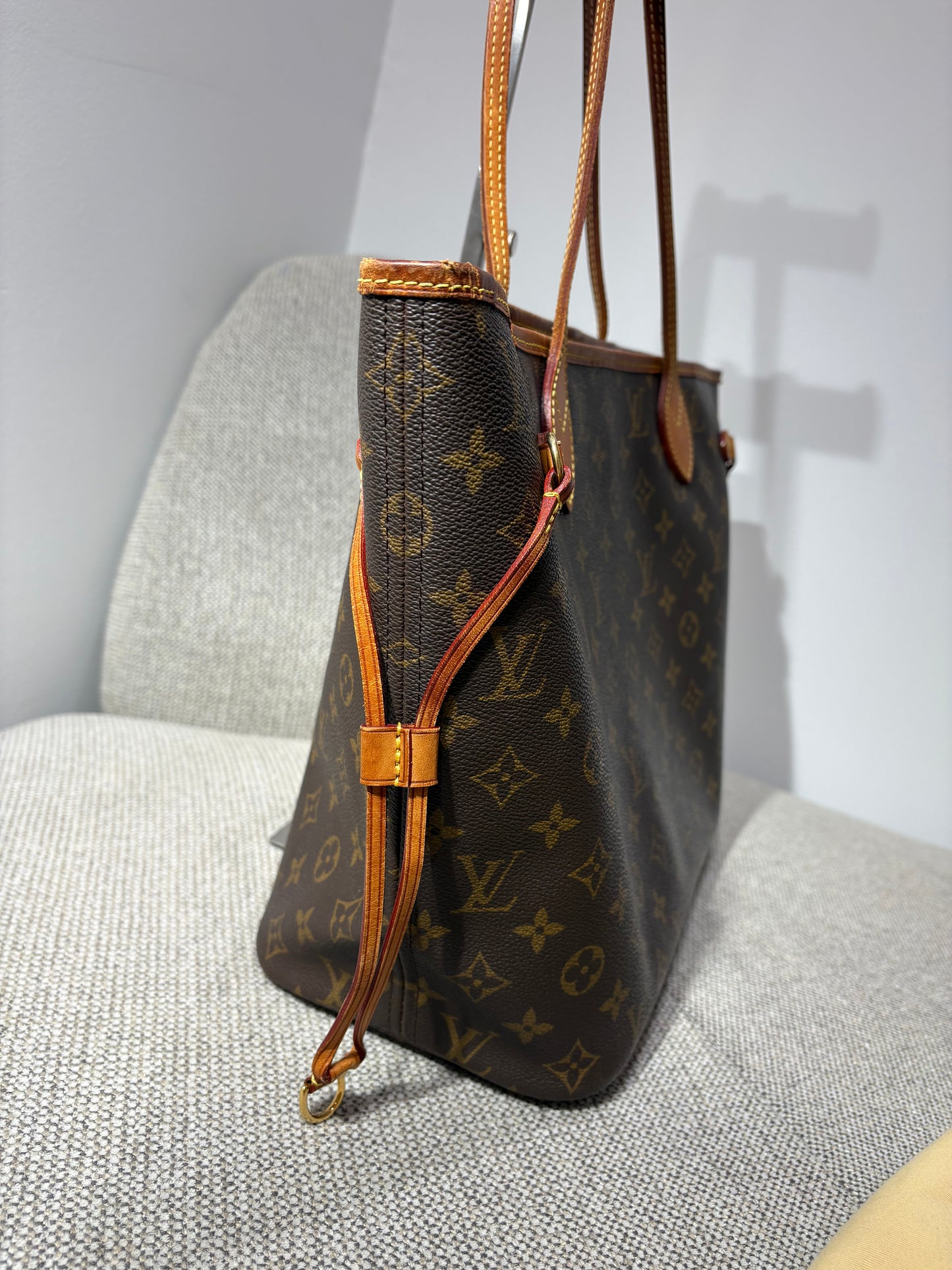 Sac Louis Vuitton Neverfull MM Monogram – Toile iconique, Made in France (2018)