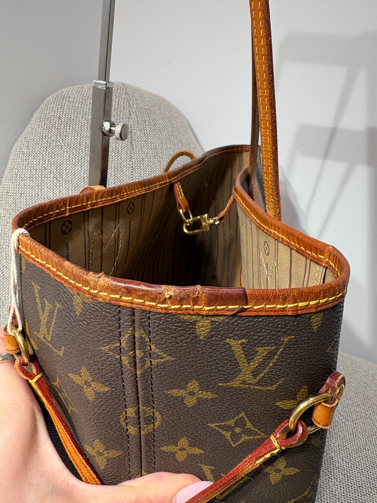 Sac Louis Vuitton Neverfull MM Monogram – Toile iconique, Made in France (2018)