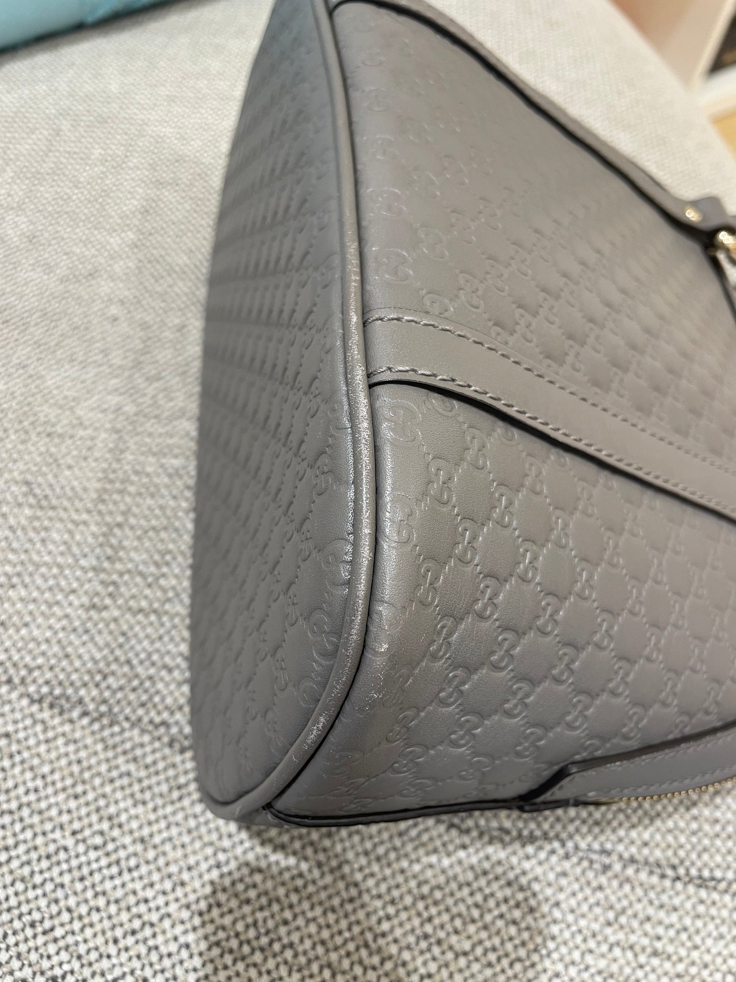 Sac Gucci monogram dôme gris