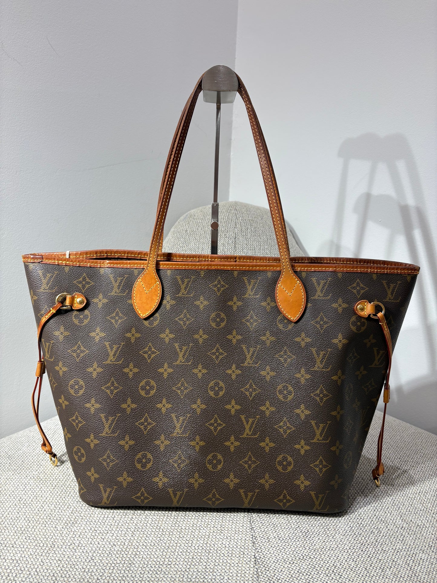 Sac Louis Vuitton Neverfull MM Monogram – Toile iconique, Made in France (2018)