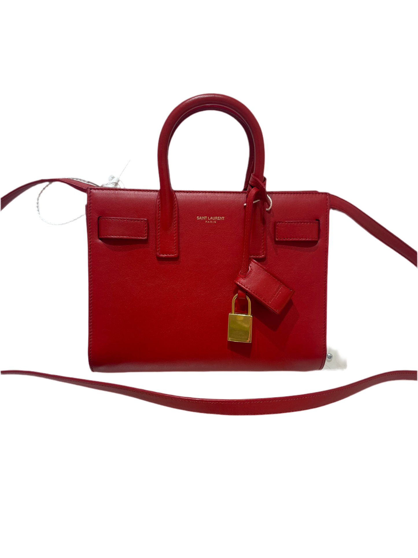 Sac saint laurent de jour nano rouge