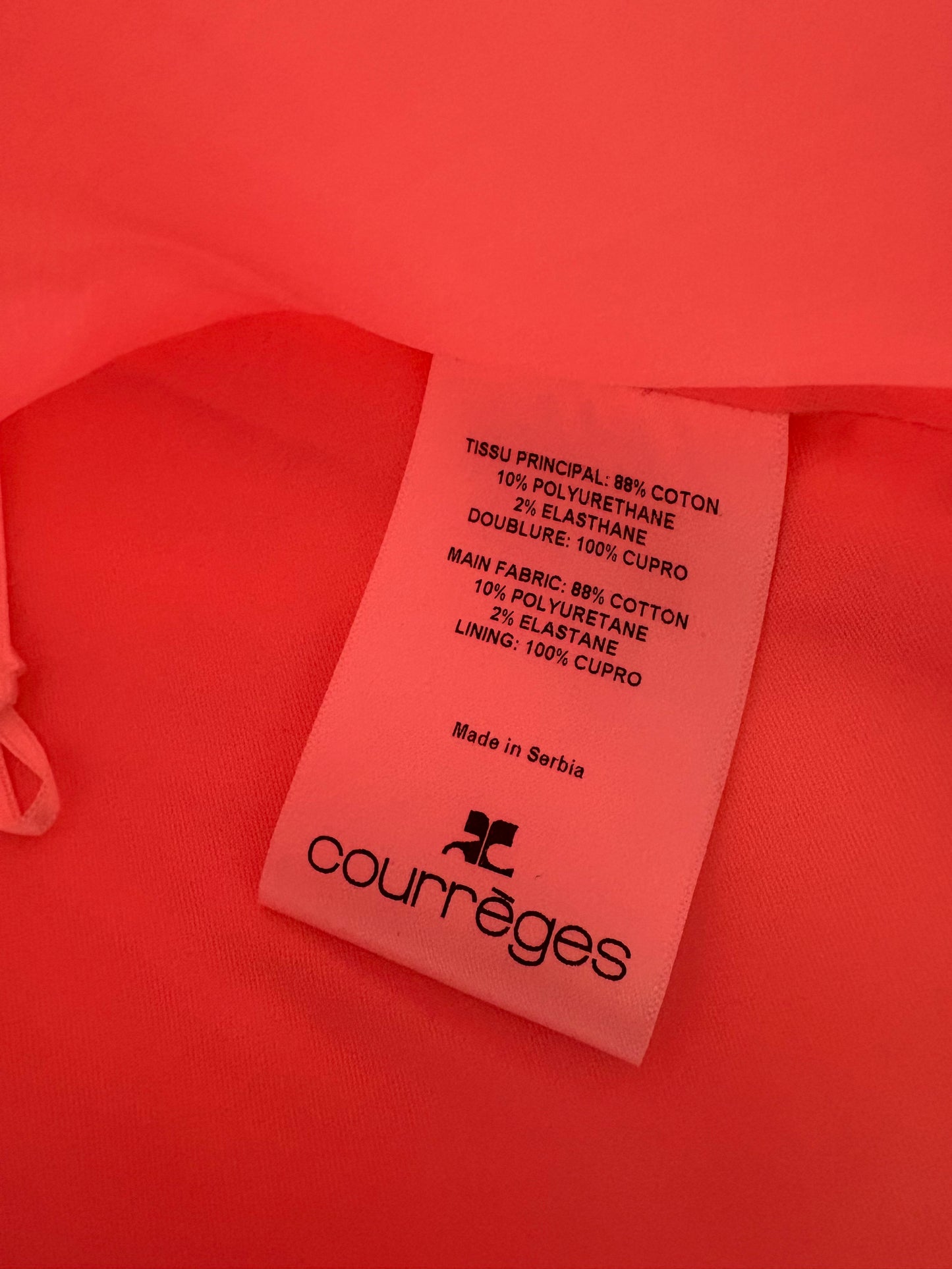 Jupe Courrèges vinyle