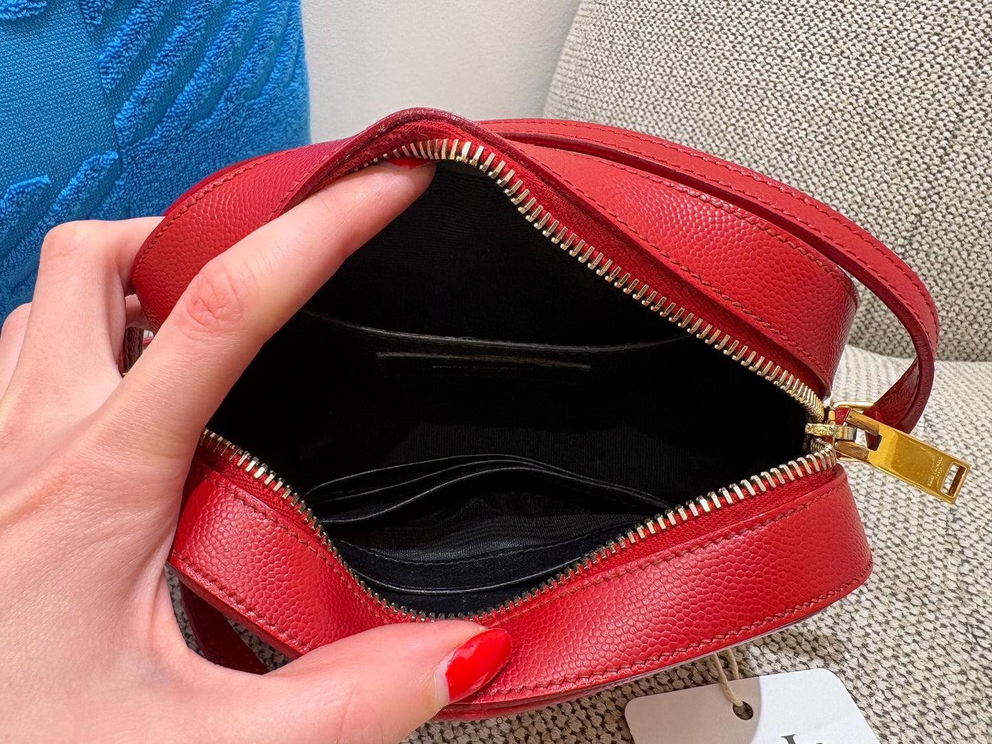 Sac Saint Laurent Rouge