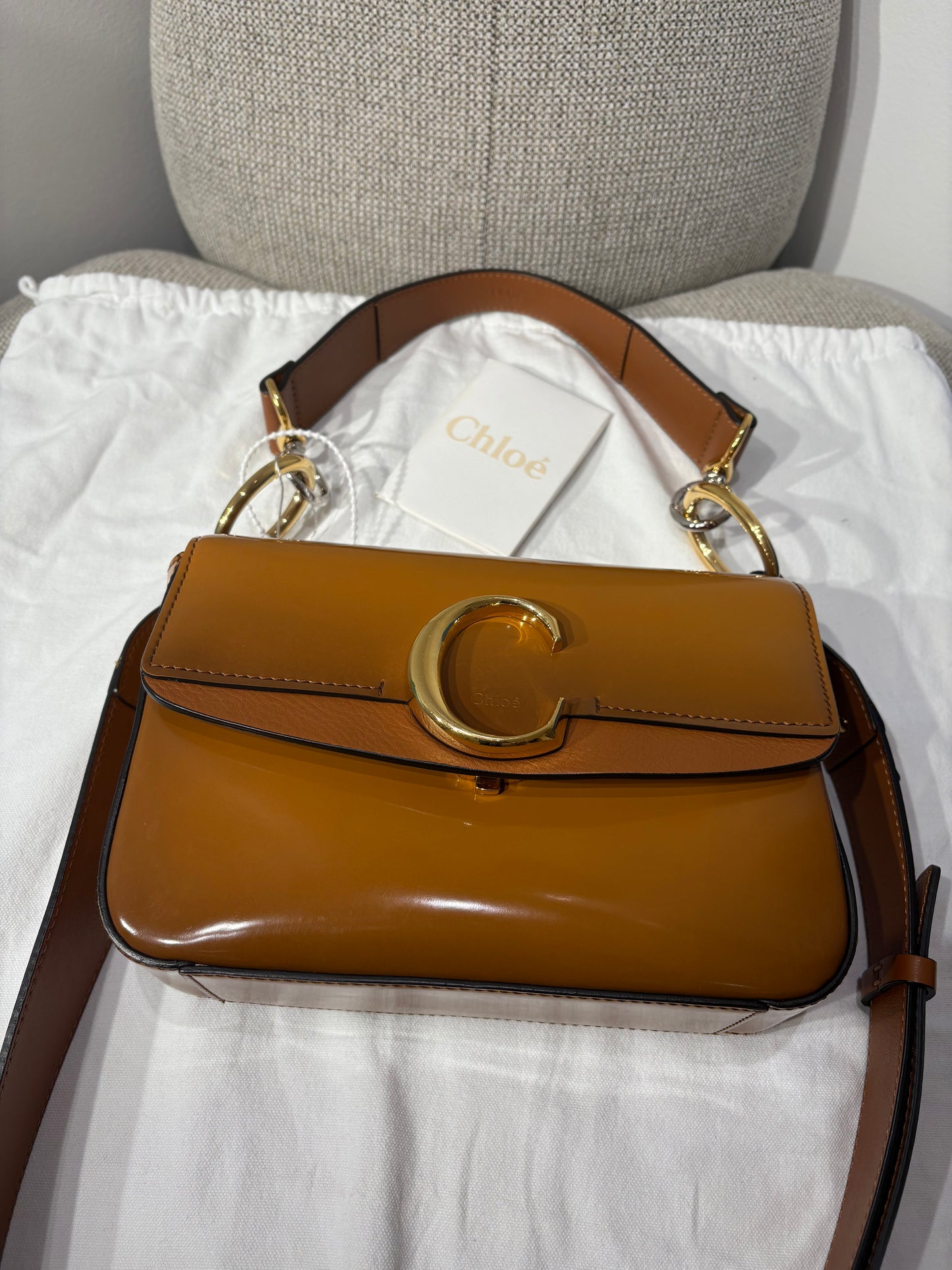 Sac chloé C double porté