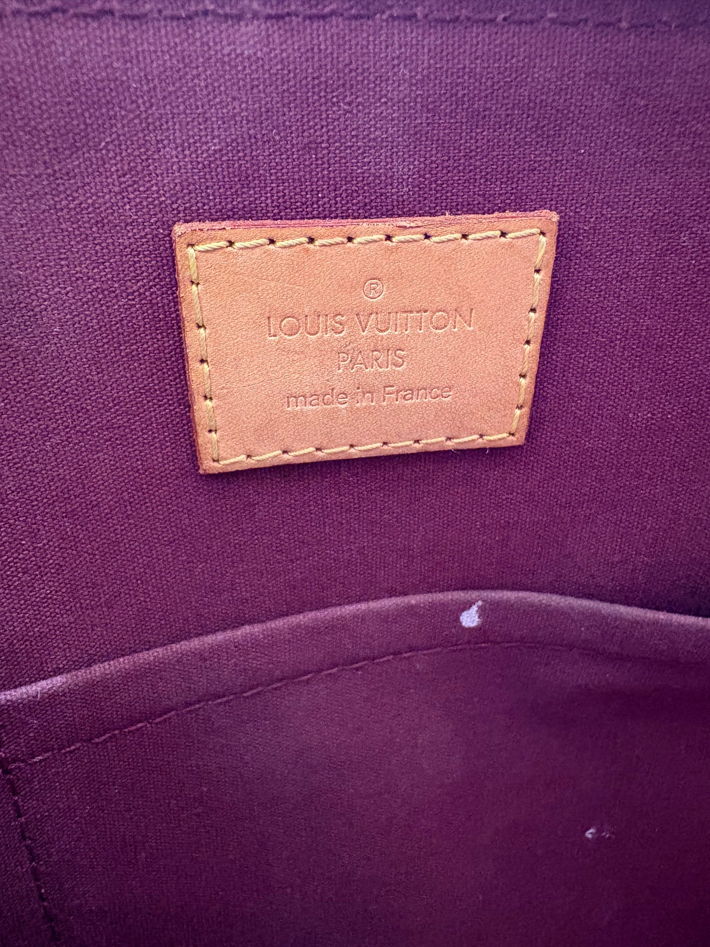 Sac Louis Vuitton Alma PM Monogram Vernis Rouge Fauvist