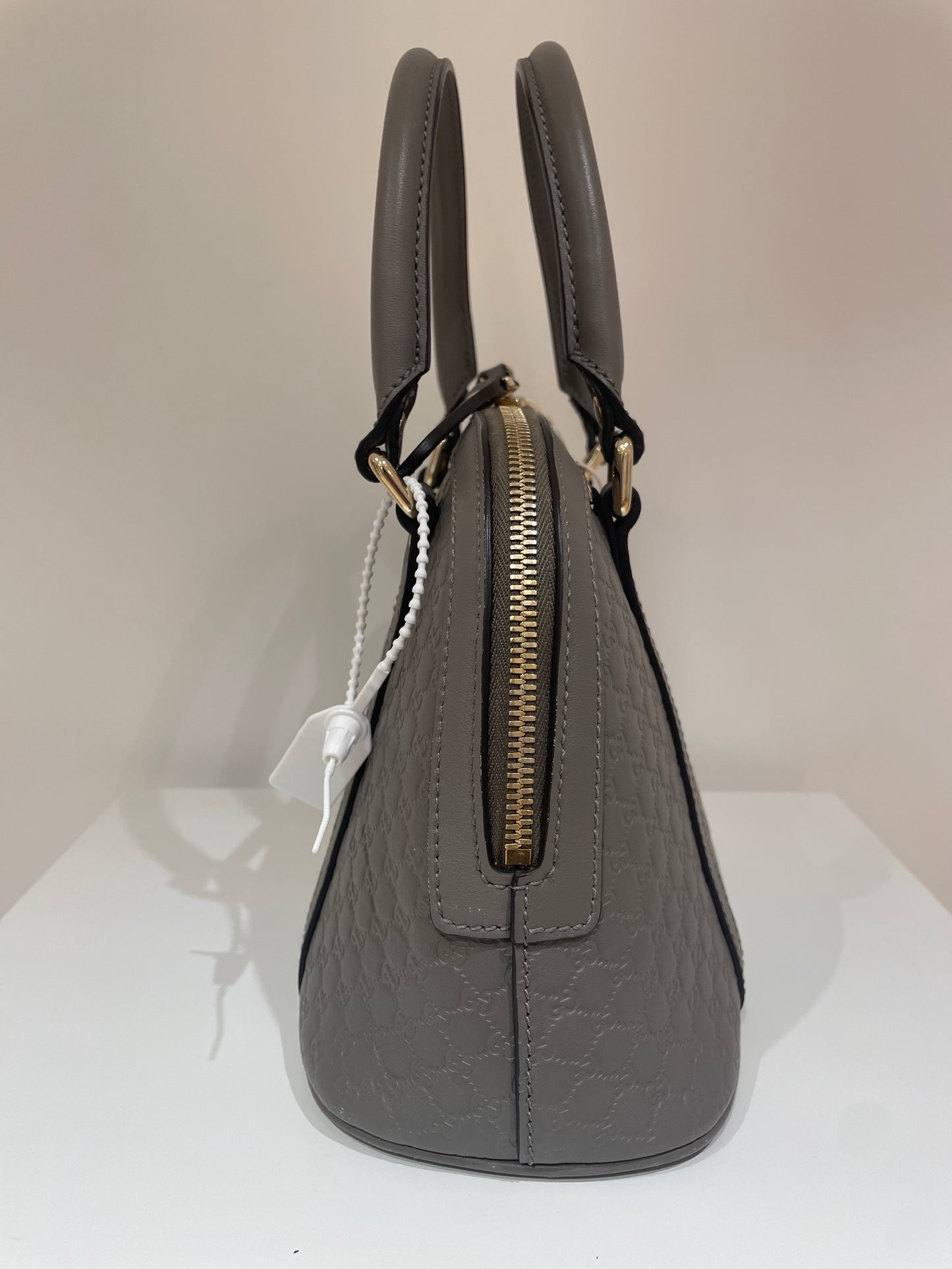 Sac Gucci monogram dôme gris