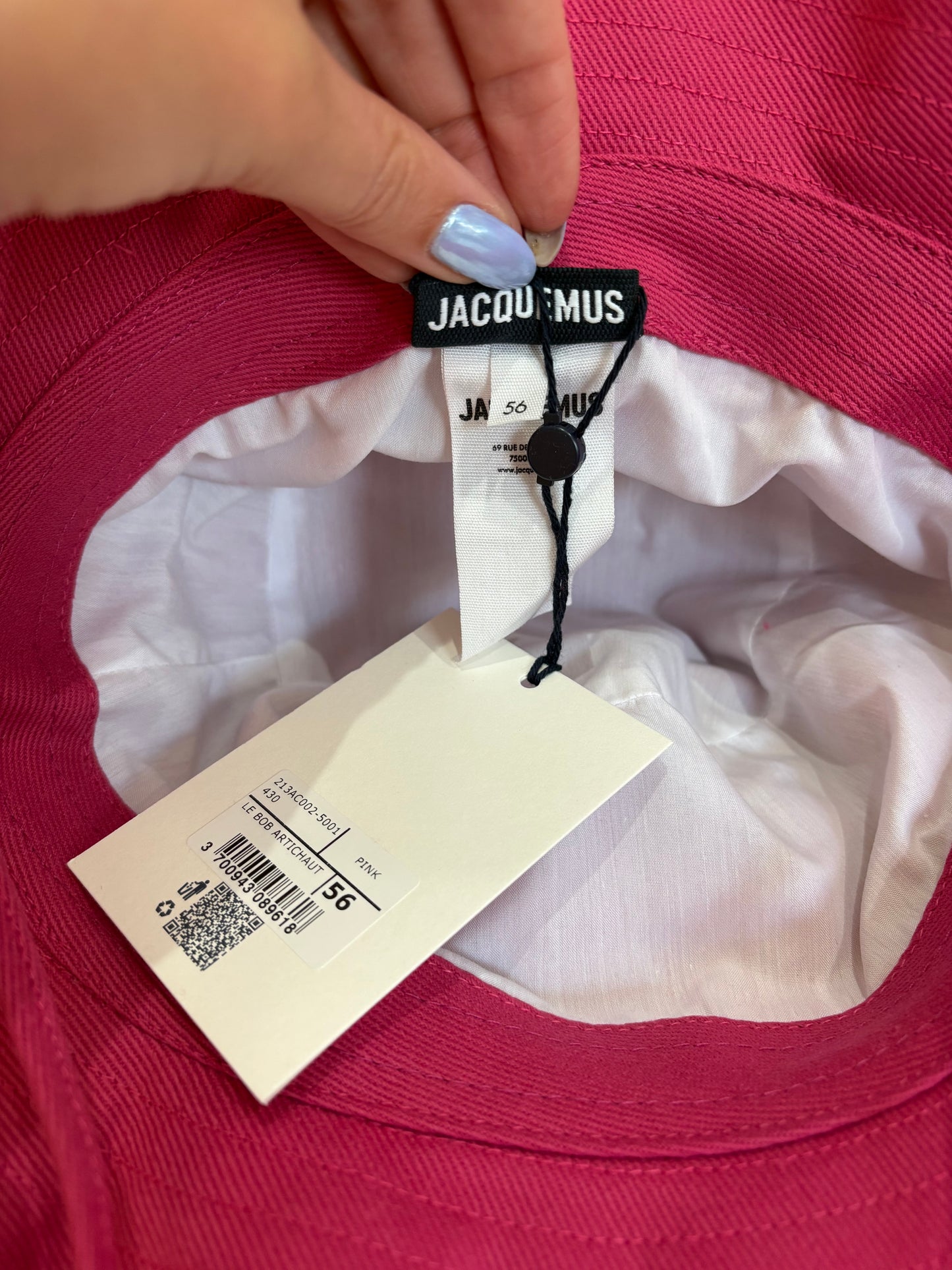 Bob Jacquemus Le Bob Artichaut rose – Neuf avec étiquette