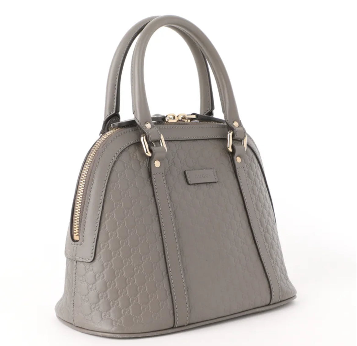 Sac Gucci monogram dôme gris