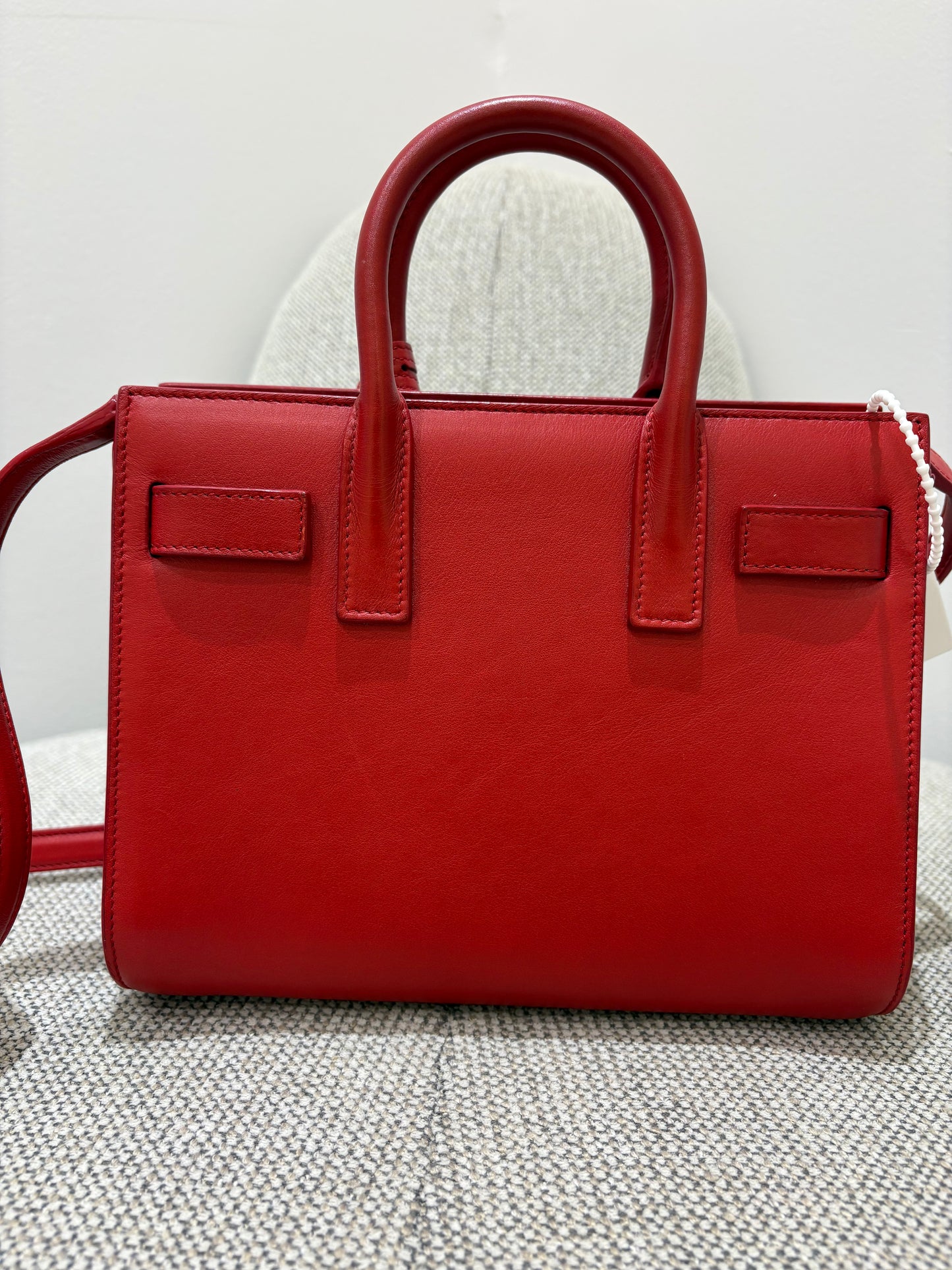 Sac saint laurent de jour nano rouge