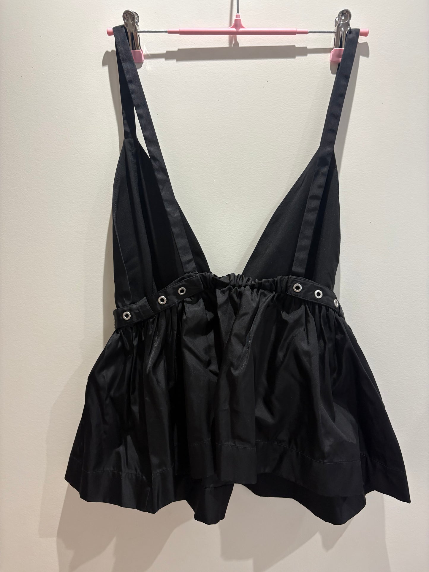 GANNI – Haut à basque noir – Taille 36