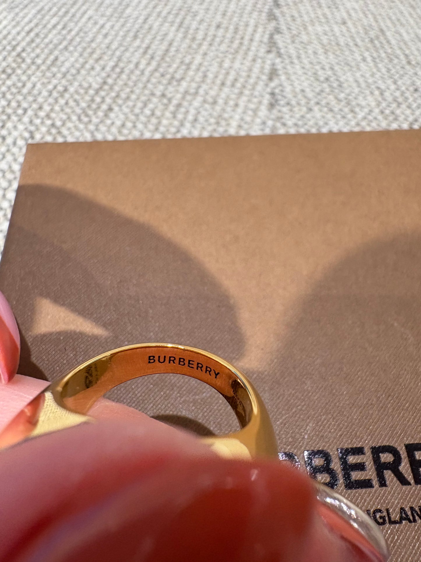 Bague Burberry