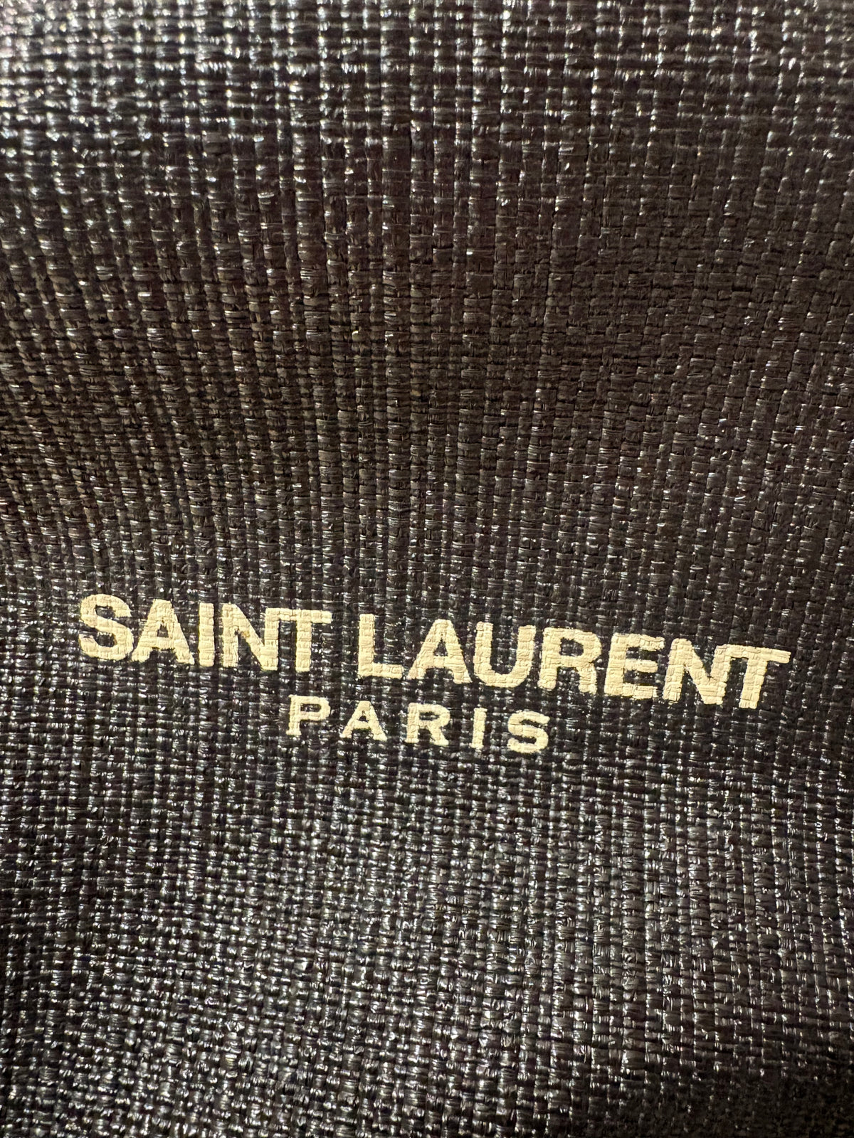 SAINT LAURENT – Sac cabas Teddy noir