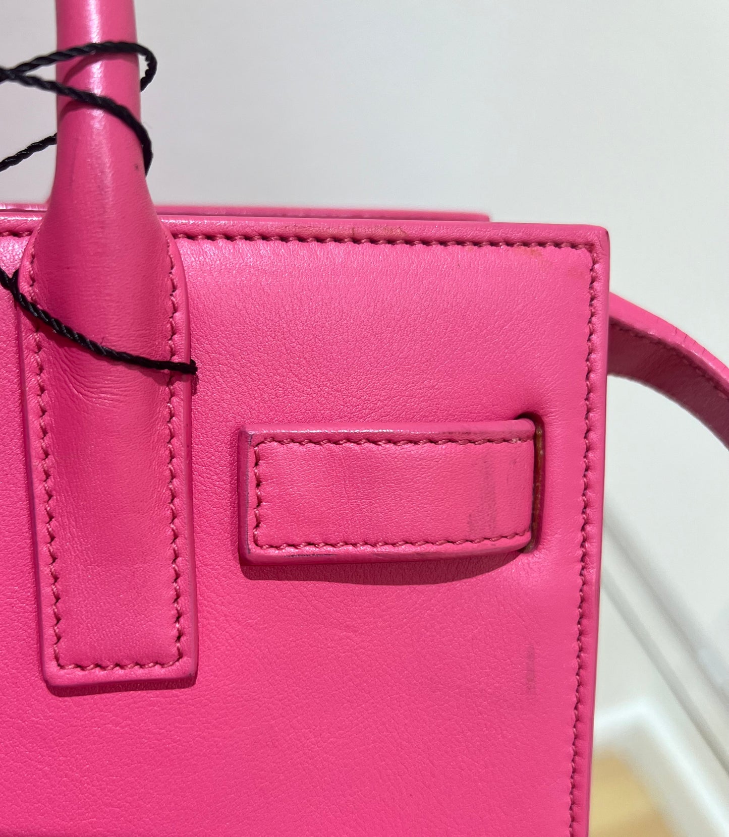 Sac Saint Laurent nano de jour rose