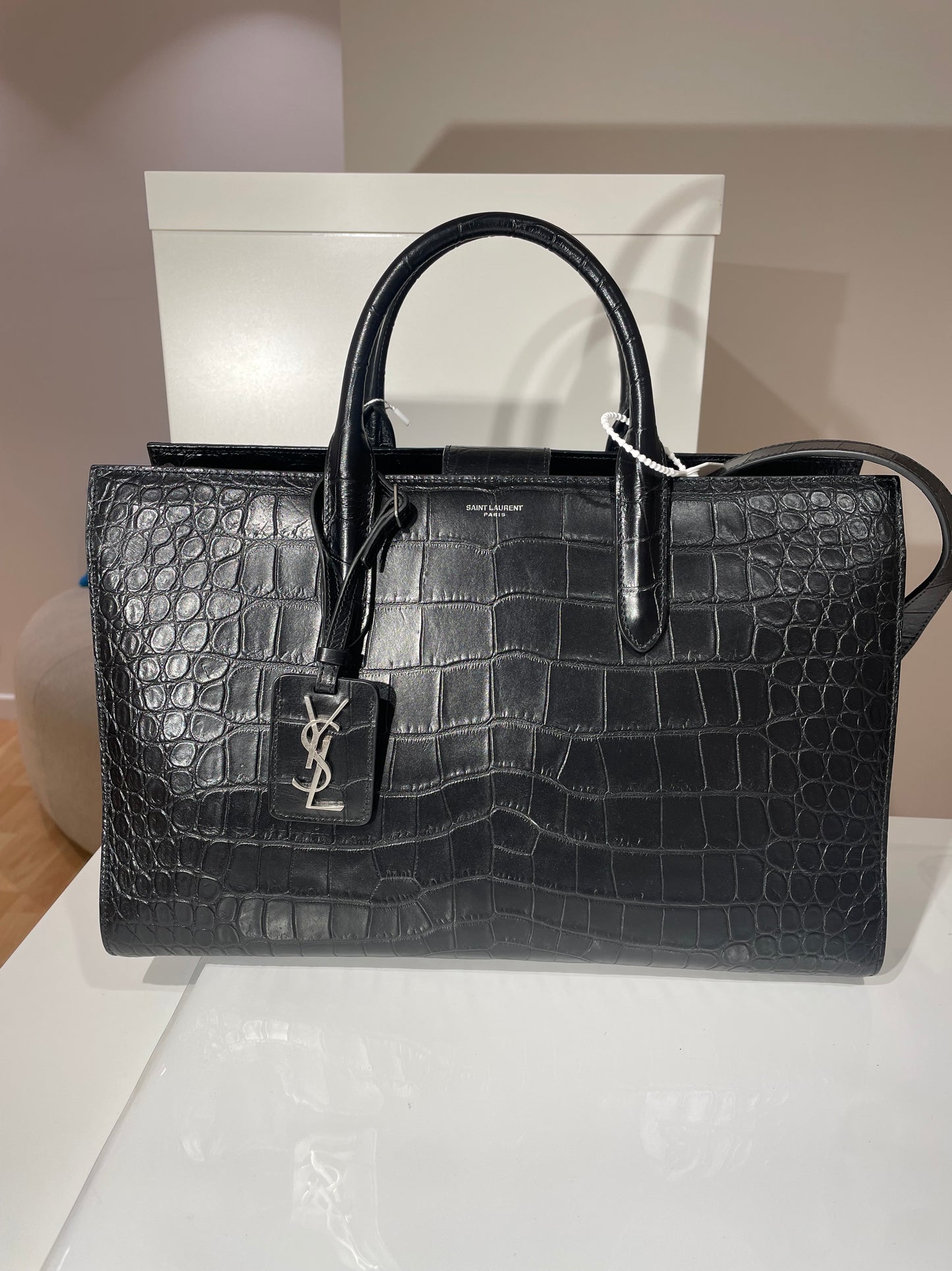 Saint Laurent grand sac croco Jane