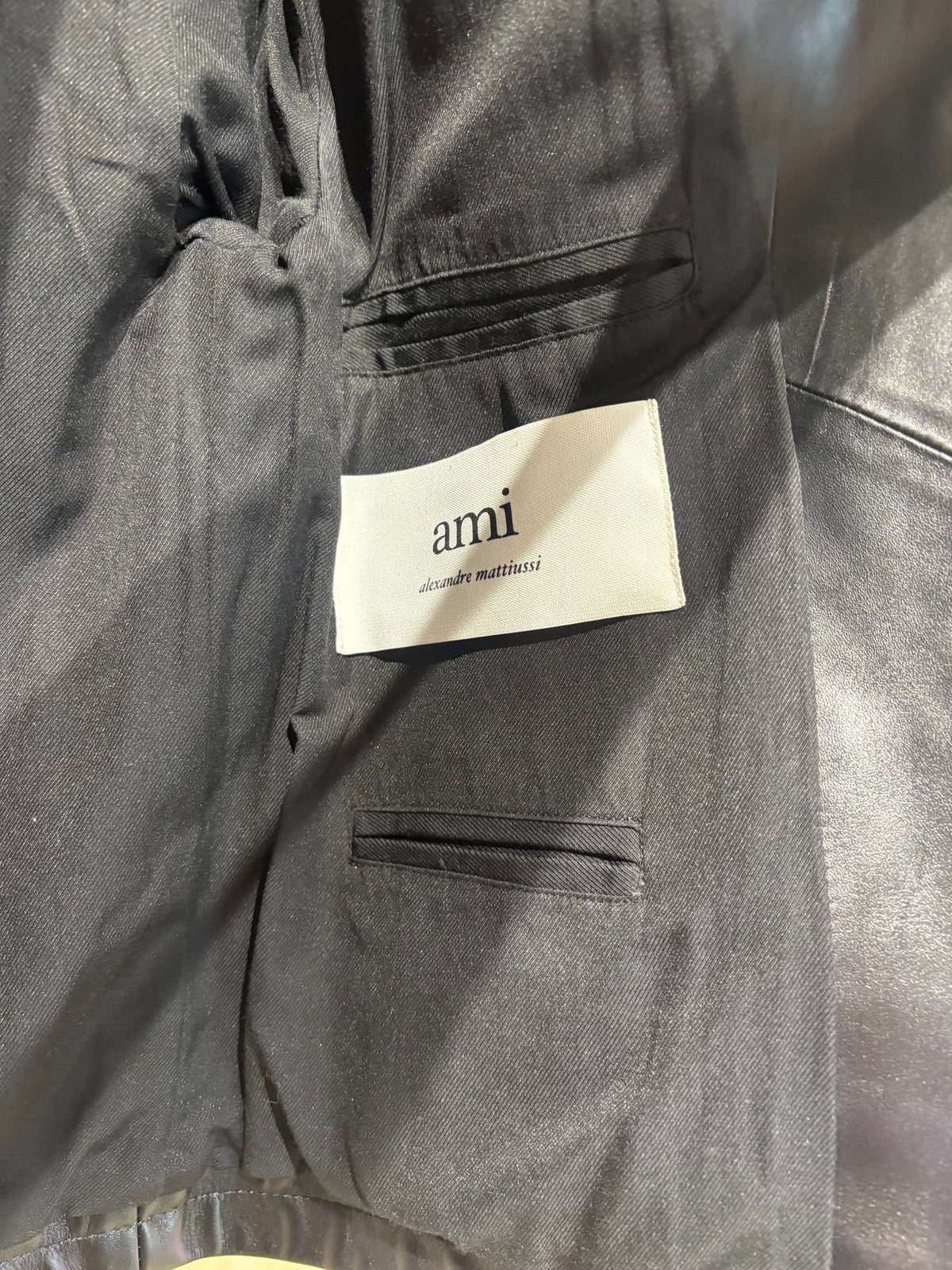 Veste en cuir Ami