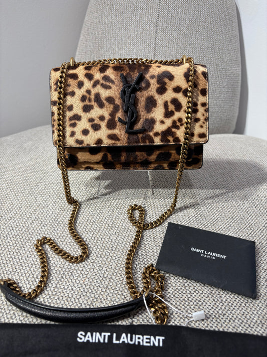 sac saint laurent léopard