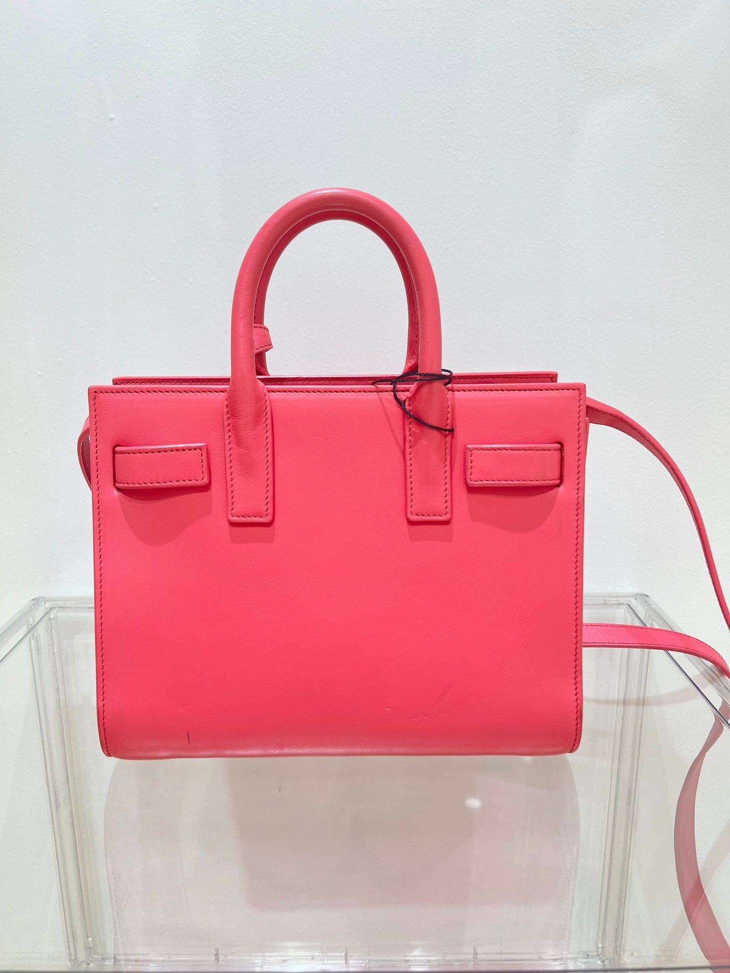 Sac Saint Laurent nano de jour rose