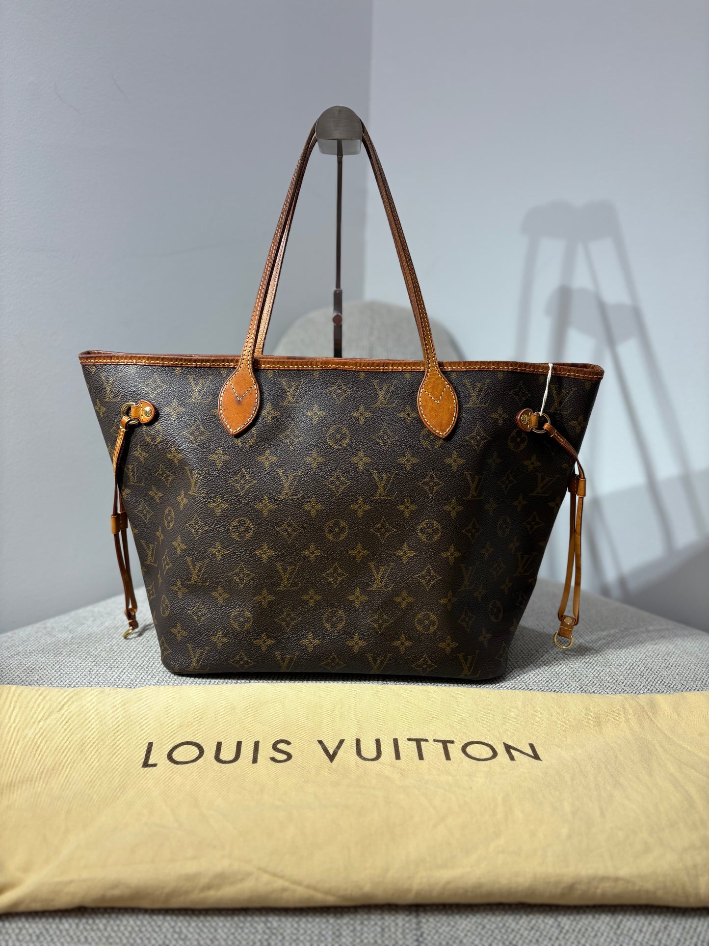 Sac Louis Vuitton Neverfull MM Monogram – Toile iconique, Made in France (2018)
