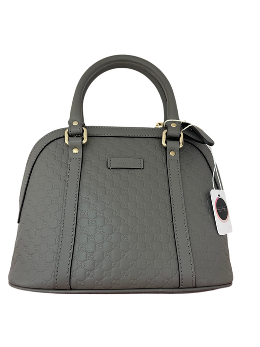 Sac Gucci monogram dôme gris